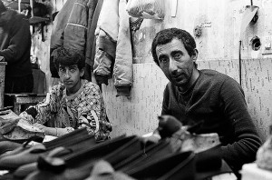 Women’s shoe workshop, Tehran, Seyed Vali Alley, 1996